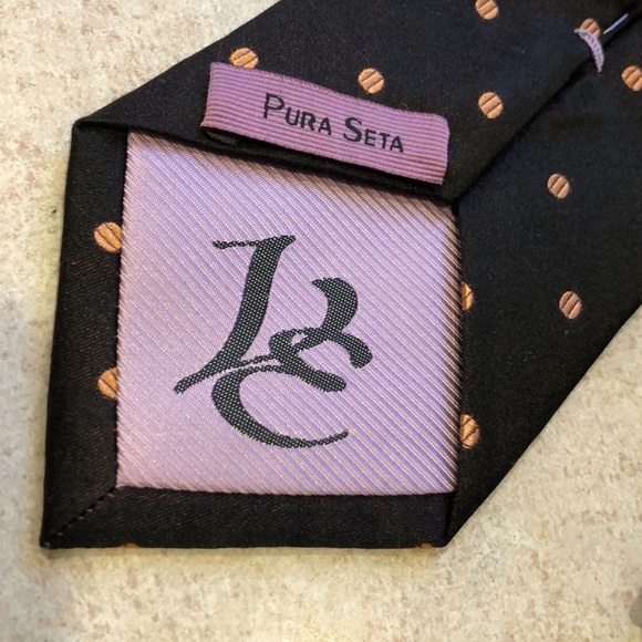 Men’s Pura Seta Velvet Ego Silk Tie - Picture 9 of 12
